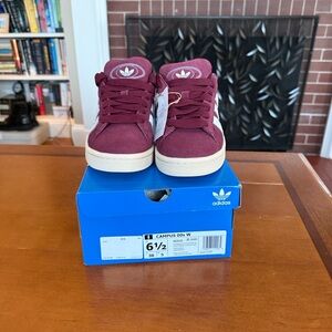 adidas Campus 00s Women's Sneakers - Burgundy and White